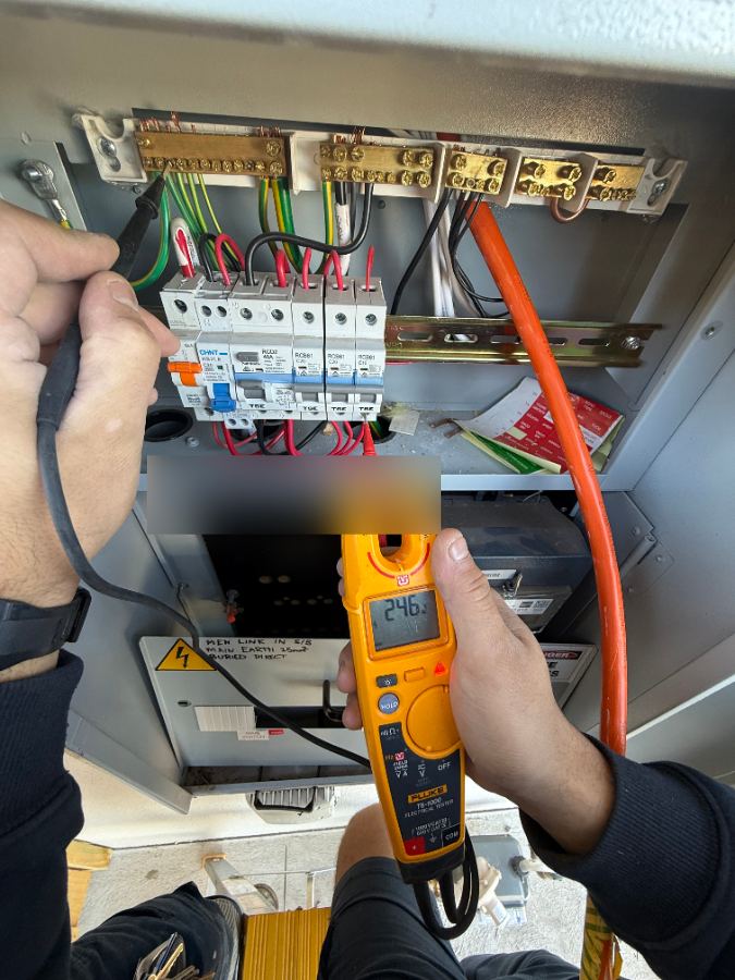 Testing before handover by RNP Electrical